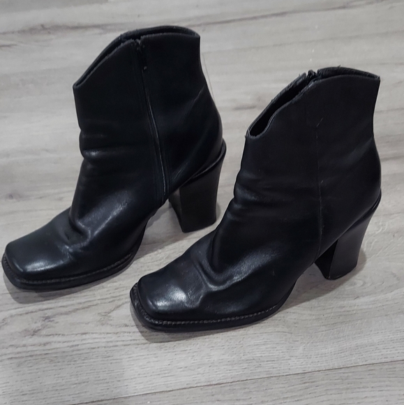 Pazzo Black Midi Boots Sz 10 - Picture 2 of 8
